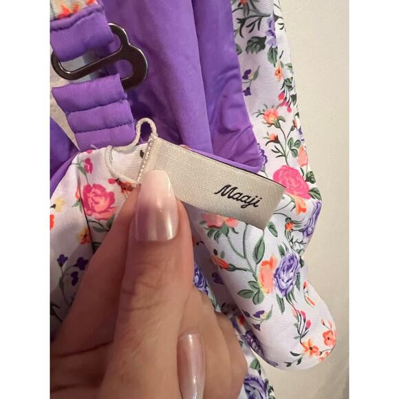 Maaji Dunes Plunge Tiki Reversible One-Piece Swimsuit - Picture 4 of 7